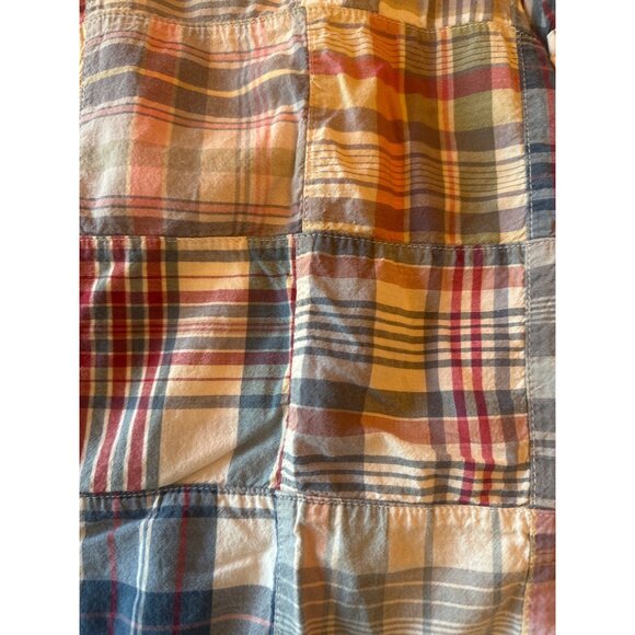 Polo Ralph Lauren Mens Madre Patchwork Plaid Cotton Shorts Size 35 Multicolor - Picture 2 of 7